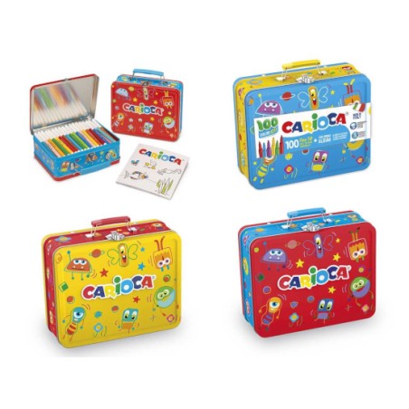 1 - CARIOCA METAL CASE 100 PENNARELLI+ALBUM 42500