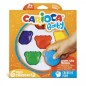 Carioca Baby Teddy Crayons pastelli a forma di orsetto 6 pezzi 42956 Carioca Baby Teddy Crayons pastelli a forma di orsetto 6 pezzi 42956