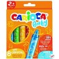 Carioca Baby Wild Crayons pastelloni a cera extra large 8 pezzi 42892 Carioca Baby Wild Crayons pastelloni a cera extra large 8 pezzi 42892