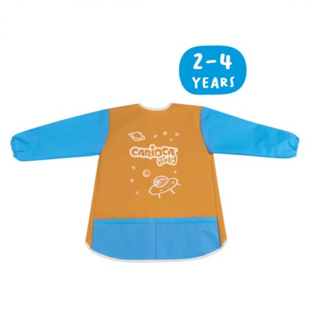 1 - GREMBIULE CARIOCA BABY APRON C/MANICHE 2-4 ANNI - 33100