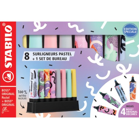 1 - EVID.STABILO BOSS PASTEL 8pz by Ju Schnee F59592