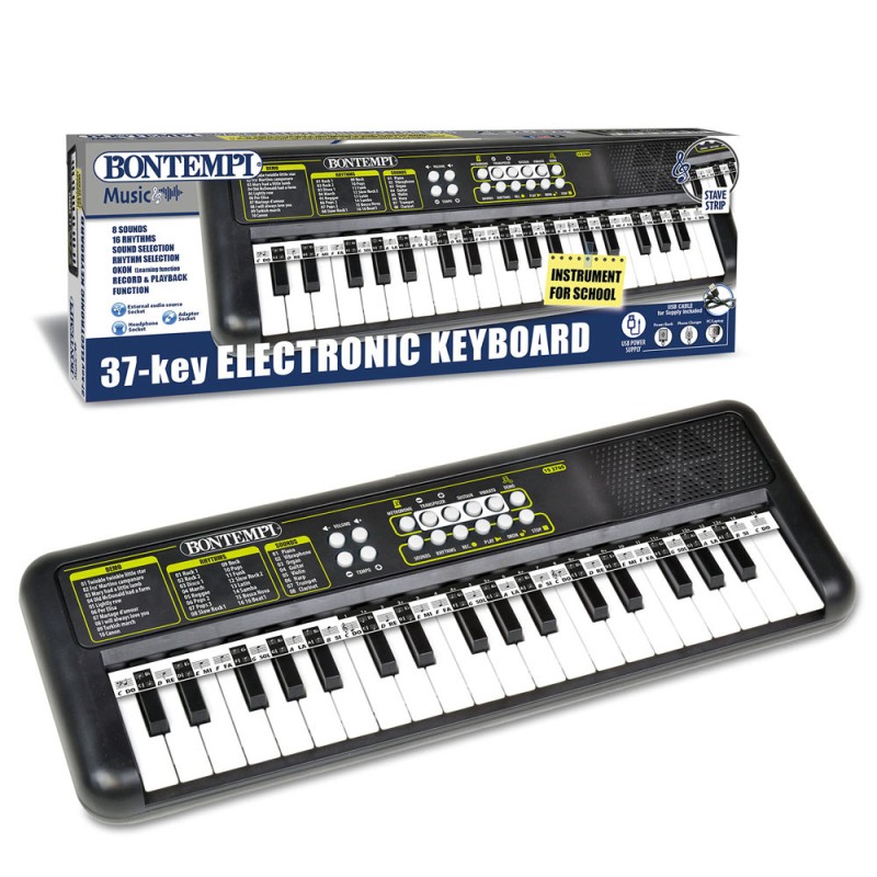 Bontempi tastiera digitale 37 tasti passo midi 15-3700