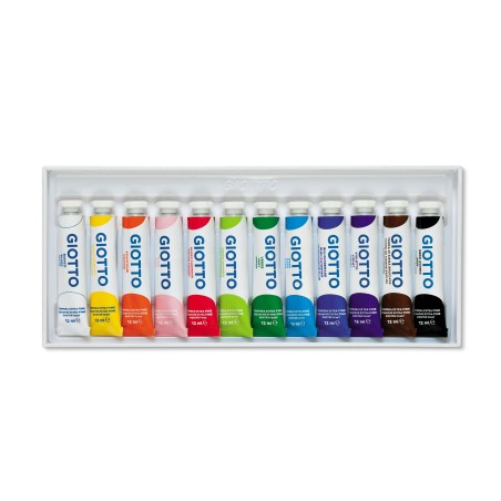 1 - TEMPERA GIOTTO F.TO 4 - 12ml BOX 12pz F358000