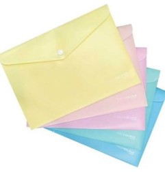 ARDA Buste Portadocumenti con Bottone A4 KeepColour