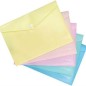 ARDA Buste Portadocumenti con Bottone A4 KeepColour - 5 Pezzi - Colori Pastello Assortiti 0284KCP