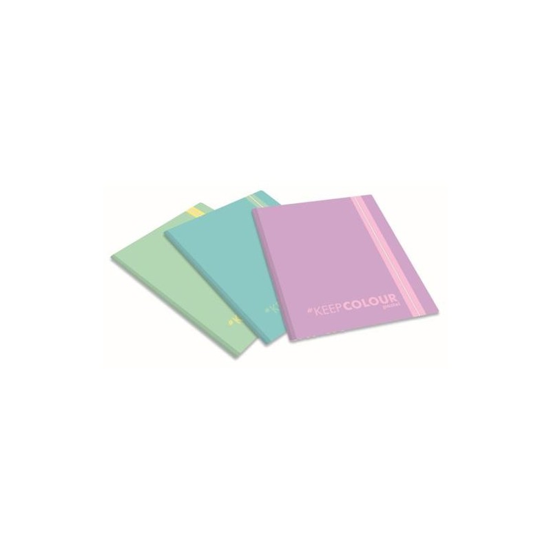 ARDA Cartella 3 Lembi con Elastico Orna KeepColour Pastel - 25x34 cm - Colori Assortiti 0283KCP ARDA Cartella 3 Lembi con Elastico Orna KeepColour Pastel - 25x34 cm - Colori Assortiti 0283KCP
