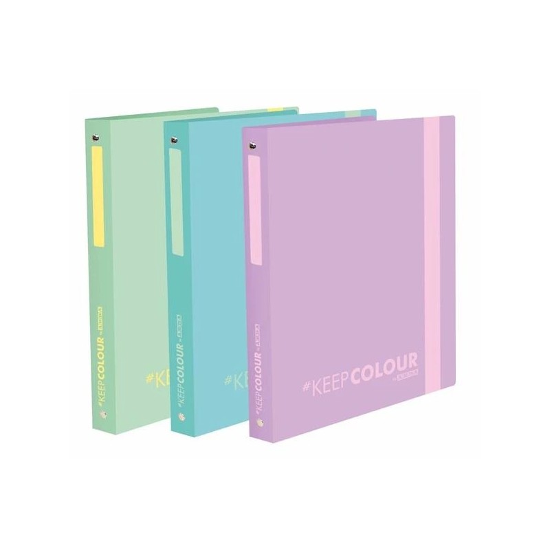 ARDA Raccoglitore 4 Anelli Orna KeepColour Pastel - A4, Dorso 15 mm, Colori Pastello Assortiti 0279KCP ARDA Raccoglitore 4 Anelli Orna KeepColour Pastel - A4, Dorso 15 mm, Colori Pastello Assortiti 0279KCP
