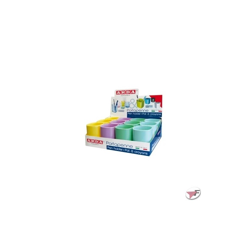 BICCHIERE PORTAPENNE ARDA KEEP COL. ASS. PASTEL 4111PAS BICCHIERE PORTAPENNE ARDA KEEP COL. ASS. PASTEL 4111PAS