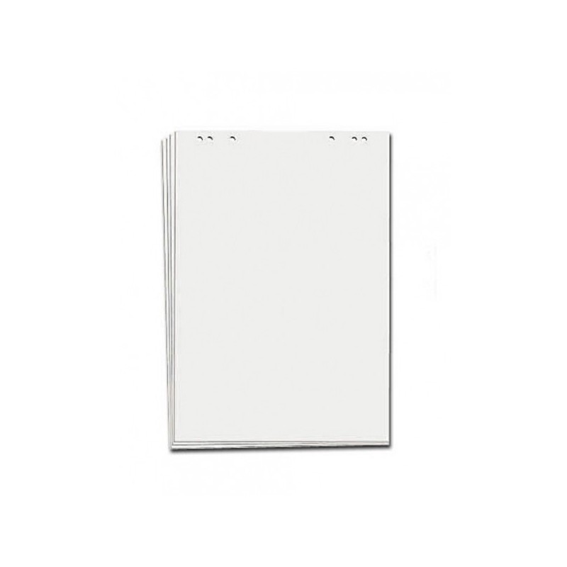 BLOCCORicarica Carta Bianca per Lavagna a Fogli Mobili Exacompta 65 x 100 cm - 20 Fogli Bianchi 80 g/m² 41653E BLOCCORicarica Carta Bianca per Lavagna a Fogli Mobili Exacompta 65 x 100 cm - 20 Fogli Bianchi 80 g/m² 41653E