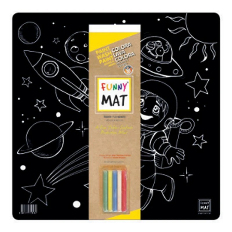 Funny Mat Black Tovaglietta in polipropilene riutilizzabile stampata cm.40x40 -SPAZIO- 1048 Funny Mat Black Tovaglietta in polipropilene riutilizzabile stampata cm.40x40 -SPAZIO- 1048
