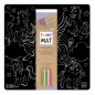 Funny Mat Black Tovaglietta in polipropilene riutilizzabile stampata cm.40x40 -UNICORNI- 0707 Funny Mat Black Tovaglietta in polipropilene riutilizzabile stampata cm.40x40 -UNICORNI- 0707