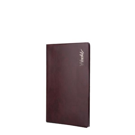 Agenda Settimanale InTempo Weekly Pattern 2026 - 15x21 cm, Bordeaux 7350PT30