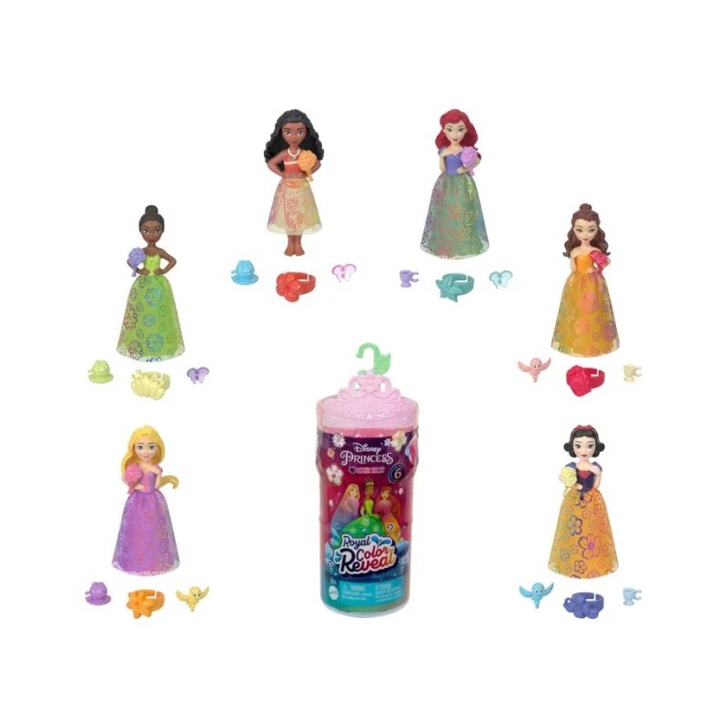 Disney Princess Royal Color Reveal - Bambola Sorpresa HRN63 Disney Princess Royal Color Reveal - Bambola Sorpresa HRN63