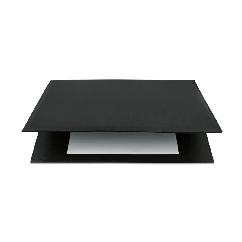 Sottomano da scrivania Niji doppio in ecopelle, 48x32 cm, colore nero - 2190-N Sottomano da scrivania Niji doppio in ecopelle, 48x32 cm, colore nero - 2190-N