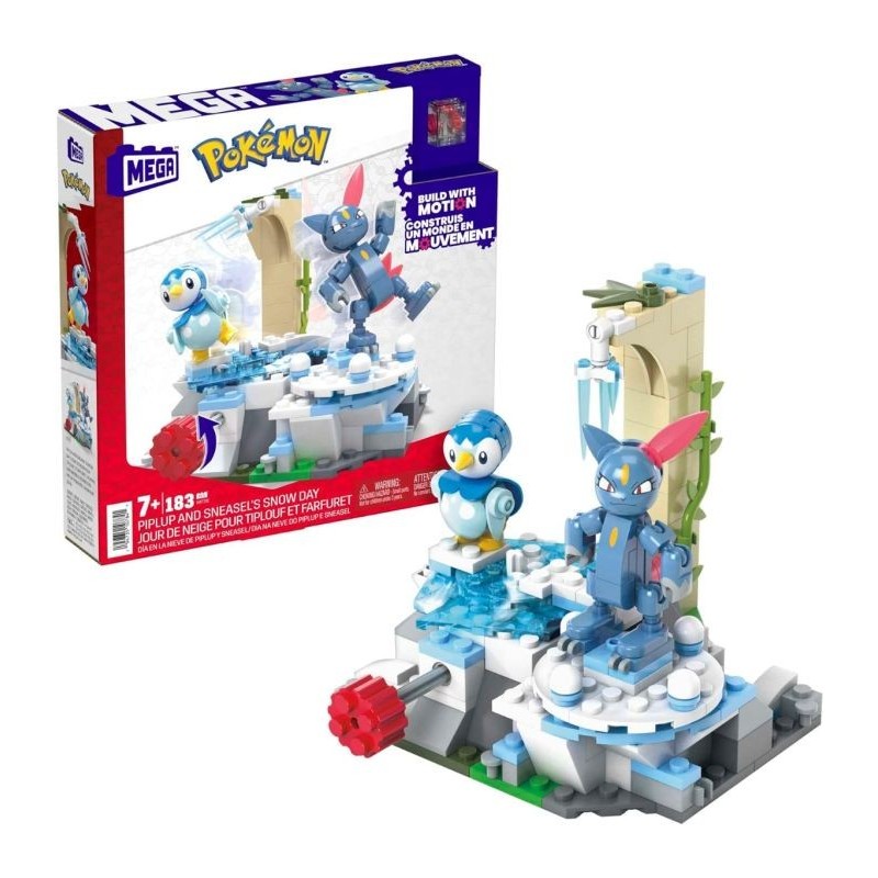 Mega Pokémon - Piplup e Sneasel Divertimento sulla Neve HKT20 Mega Pokémon - Piplup e Sneasel Divertimento sulla Neve HKT20