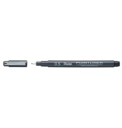 Pentel Pointliner S20P-5A fineliner 0,5 mm nero 12 pz