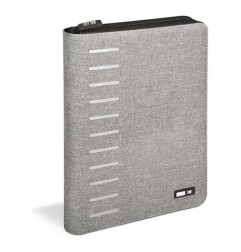 Portablocco Niji City Time A5 grigio chiaro - 61731
