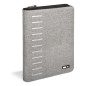 Portablocco portadocumenti Niji City Time formato A5, colore grigio chiaro - 61731 Portablocco portadocumenti Niji City Time formato A5, colore grigio chiaro - 61731