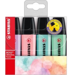 Stabilo Boss Original Pastel 4 evidenziatori colori pastello 70/4-2