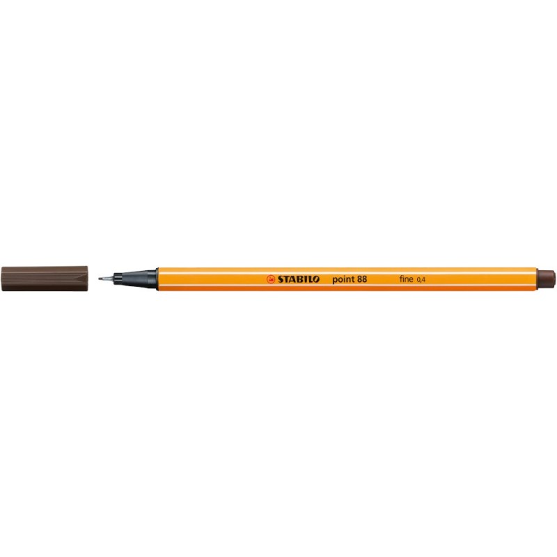 Penna Stabilo point 88/65 Fineliner terra d'ombra