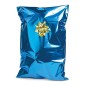 Sacchetti regalo Niji metallizzati con chiusura adesiva 30x45 cm, 100 pezzi assortiti - 61197