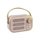 Cassa Bluetooth Retrò Rosa con Funzione Wireless 1394009 Cassa Bluetooth Retrò Rosa con Funzione Wireless 1394009