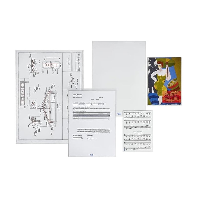 FAVORIT Buste a sacco Upocket realizzate con finitura liscia trasparente 30x42 100460110 FAVORIT Buste a sacco Upocket realizzate con finitura liscia trasparente 30x42 100460110