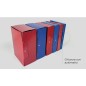Brefiocart cartella portaprogetti con bottone Color dorso 12 cm blu