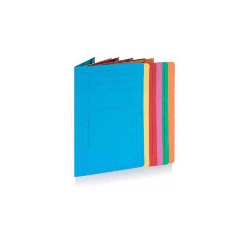 Brefiocart copertina manilla a 3 lembi con stampa Color arancio 200 g confezione da 25 0205514/AR
