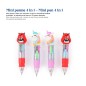 Bluekover Kawaii espositore mini penne a colori fantasie assortite 24 pezzi BK-41 Bluekover Kawaii espositore mini penne a colori fantasie assortite 24 pezzi BK-41