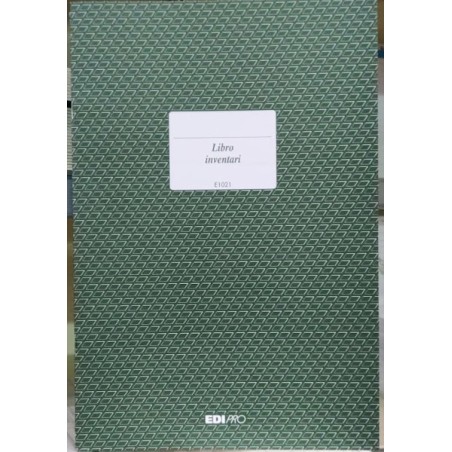 Libro inventari 25 fogli Edipro - E1021