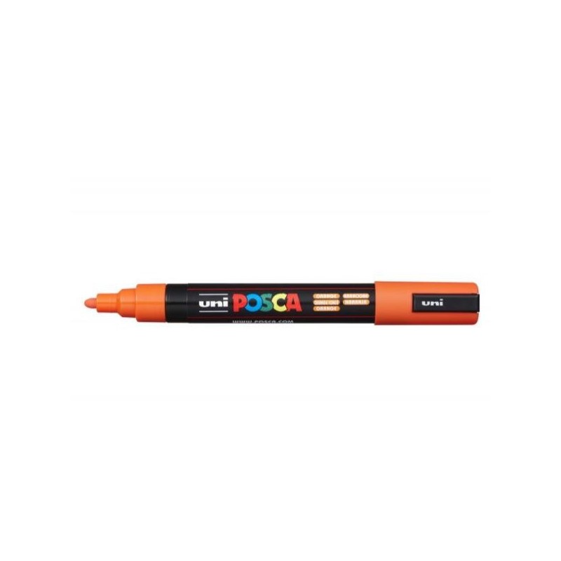 Uni Posca PC-5M Pennarello Marcatore Acrilico a base d'acqua con Punta Conica Media Arancio 6 Pz Uni Posca PC-5M Pennarello Marcatore Acrilico a base d'acqua con Punta Conica Media Arancio 6 Pz