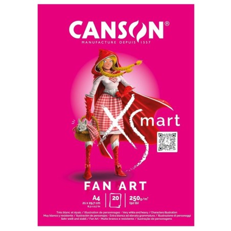 Canson blocco XSmart Fan Art A4 250 g 20 fogli