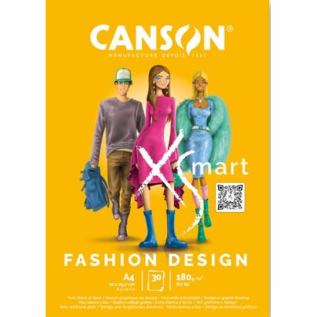 Canson blocco XSmart Fashion Design A4 180 g 30 fogli