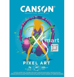 Canson blocco XSmart Pixel Art A4 120 g 50 fogli
