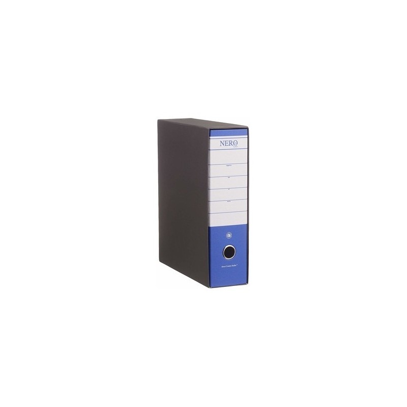 Brefiocart Registratore Nero& Commerciale Dorso 8 Blu Formato 28,5 x 32 cm 0201156.BL Brefiocart Registratore Nero& Commerciale Dorso 8 Blu Formato 28,5 x 32 cm 0201156.BL