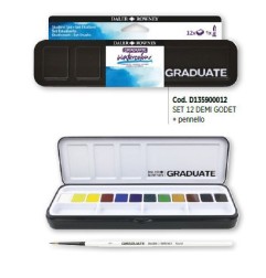 Daler-Rowney Graduate set acquerelli 12 mezze godet