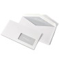 Blasetti buste commerciali 11x23 cm bianche 90 g con finestra chiusura Super Strip – confezione 500 pezzi 0148
