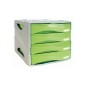 ARDA Cassettiera Smile 4 cassetti verde CM. 5 TR15P4PBL ARDA Cassettiera Smile 4 cassetti verde CM. 5 TR15P4PBL