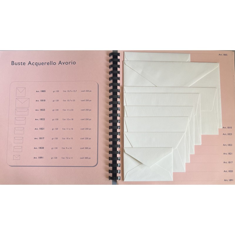 FTC Busta Acquerello Avorio 12x18 cm 120 g/m² 25 Pz 1822-25 FTC Busta Acquerello Avorio 12x18 cm 120 g/m² 25 Pz 1822-25