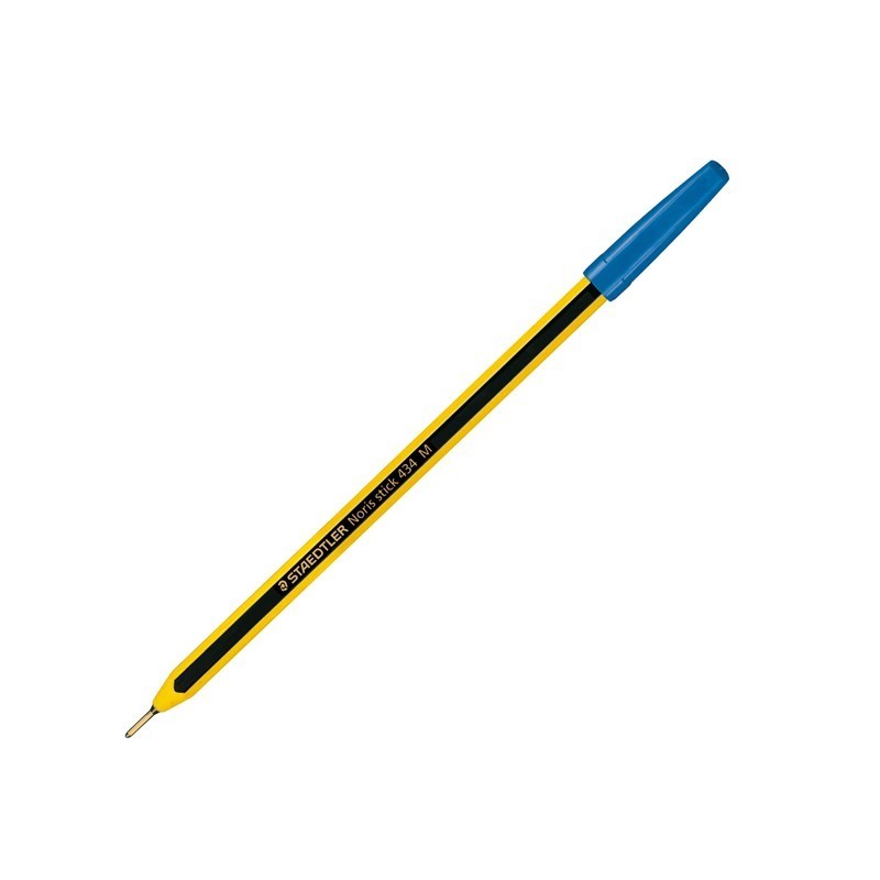STAEDTLER Noris Stick 434 Penna a Sfera Blu 1.0 mm Confezione da 20 STAEDTLER Noris Stick 434 Penna a Sfera Blu 1.0 mm Confezione da 20