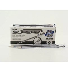 Pentel Superb BK77 Penna a Sfera 0.7 mm Nera