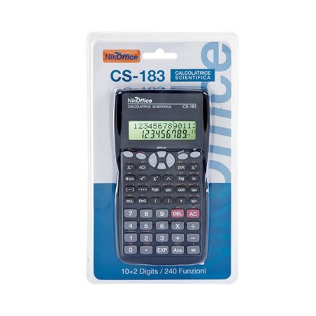 Calcolatrice Scientifica CS-183 240 Funzioni 08/001-BL
