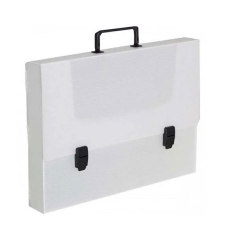 Favorit Valigia in Plastica Polionda a 2 Chiusure 35x50x5,5 501065 Favorit Valigia in Plastica Polionda a 2 Chiusure 35x50x5,5 501065