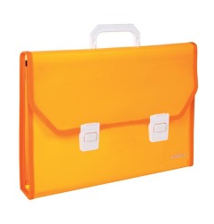 Valigetta Portadisegni in PVC Colori Florescenti e Divisorio Interno 36X53X5,5 01/425