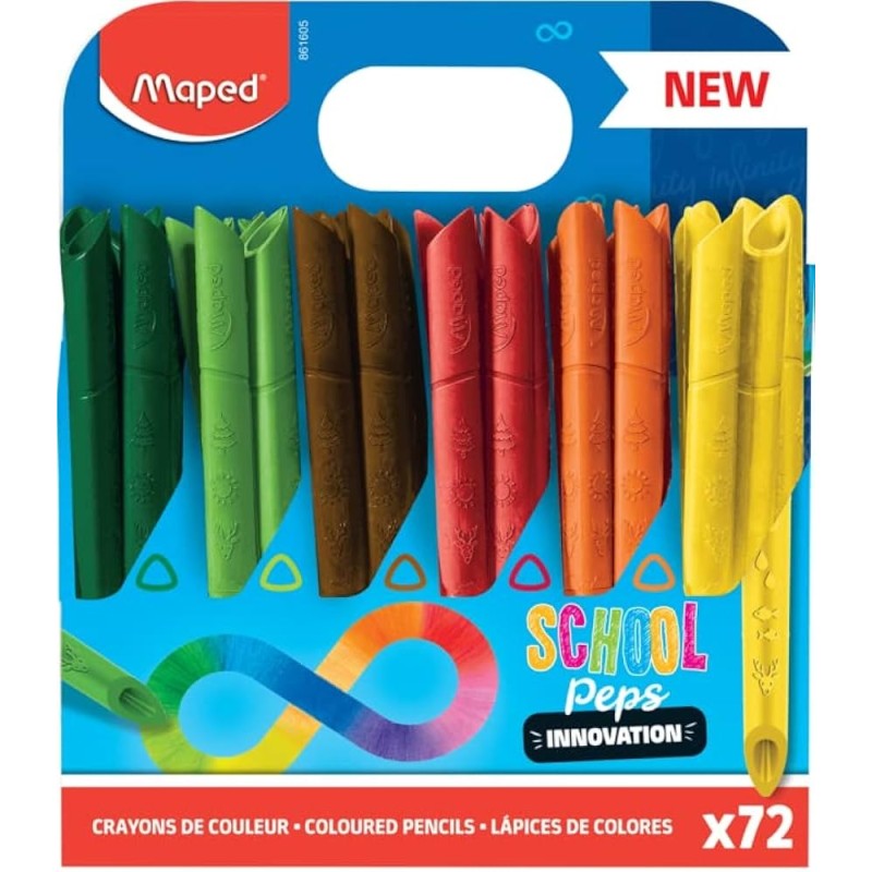 MAPED PASTELLI INFINITY School Pack 72pz 861605 MAPED PASTELLI INFINITY School Pack 72pz 861605