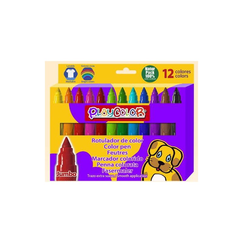 PLAYCOLOR PENNARELLI JUMBO BASIC (12 COL) 21.291 PLAYCOLOR PENNARELLI JUMBO BASIC (12 COL) 21.291