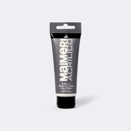 Maimeri Acrilico Bianco di zinco 75 ml