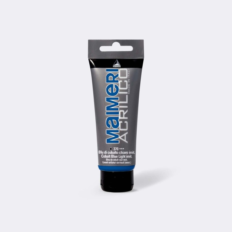 Maimeri Acrilico colore acrilico Blu di cobalto chiaro imitazione 75 ml M0916370