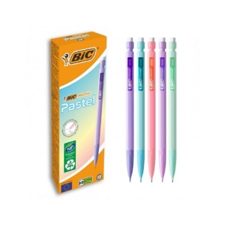 BIC Matic Pastel portamine meccanico 0.7 mm colori assortiti 12 Pz